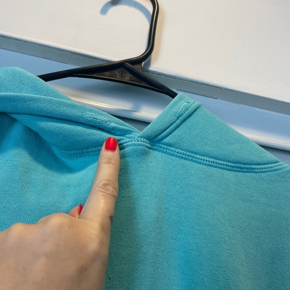 Charlie Hustle Large Mens Sweatshirt Hoodie Blue NWOT - Picture 6 of 6